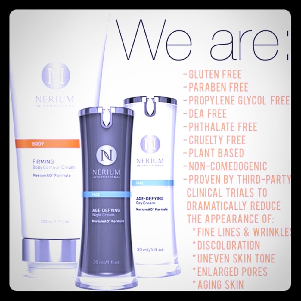 Nerium products with 30 day money back guarantee!